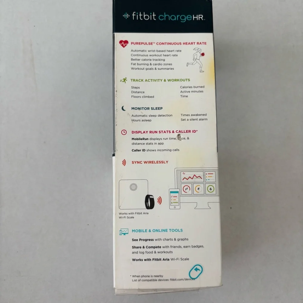 Fitbit Charge HR Wristband - Plum Large